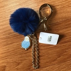 【新品・未使用】ことりパーティー　お洒落　インコ　キーホルダーの画像