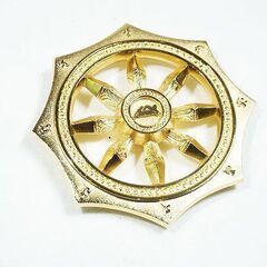 【苫小牧バナナ】希少 中古保管品 阿含宗 準胝尊秘密光明七宝輪寶 輪廻転生瞑想法秘伝 ケース・箱付き♪の画像