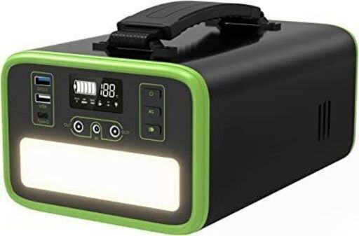 【苫小牧バナナ】開封未使用品 NEC ポータブル電源 大容量 純正弦波 ポータブルバッテリー ESPOW 322Wh/100800mAh♪