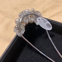 新品未使用　コットンパール　ヘアアクセサリーの画像