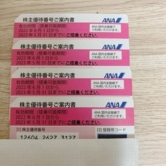 ANA株主優待　※取引中