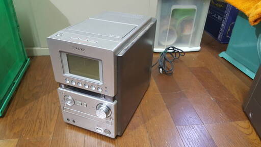 SONY CMT-M35WM ステレオコンポ　本体のみ　通電確認のみ　ジャンクにて