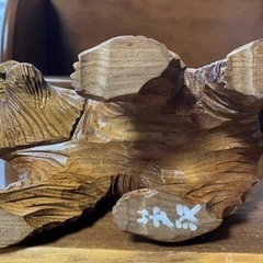 木彫り熊　取引中の画像