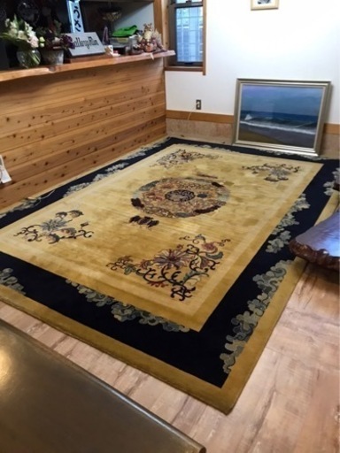 中国　天津　段通　定価100万超え