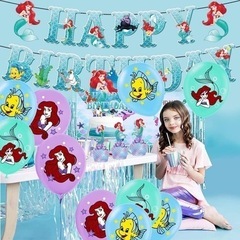 【新品】アリエル　誕生日　バルーン　飾り付け　お祝い　風船の画像