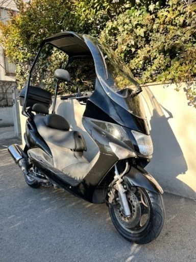 マジェスティ125 ルーフ付 リアタイヤ新品 オイル、プラグ交換済　通勤やウーバーイーツ等の配達に