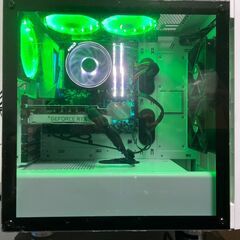 白　ゲーミングPC　8コア16スレッド　RTX2070　Office