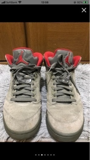 靴/バッグ jordan 5 retro camo 26.5cm