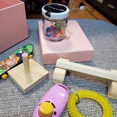 インコの仕付けクリッカーとおまけの画像