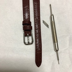 時計のベルトと交換工具の画像