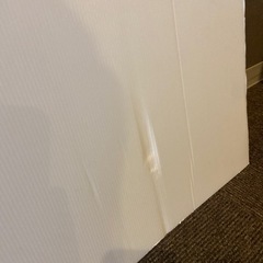 白いボード【決まりました】の画像