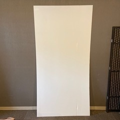 白いボード【決まりました】の画像