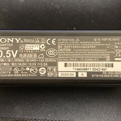 VAIO用ACアダプタ SONY VGP-AC10V10