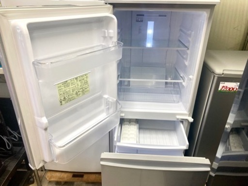 SHARP どっちもドア 冷蔵庫 sj-d14 137L 学生 一人暮らし 中古 