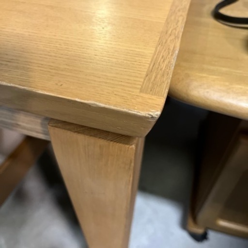 激安ダイニングセット!! 大塚家具 4人掛け ワイド ダイニングテーブル＆椅子×4脚
