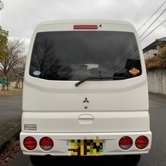 美車✨仕事やキャンプベースにいいと思います^_^！低走行　三菱タウンボックス.ハイルーフ軽バン　イクリプスナビテレビ！の画像