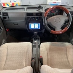 美車✨仕事やキャンプベースにいいと思います^_^！低走行　三菱タウンボックス.ハイルーフ軽バン　イクリプスナビテレビ！の画像