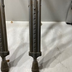引渡済　難　あり　アルミ製松葉杖の画像