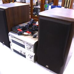山水 11シリーズ MDラジオコンポ 99年製 M11/R11 ウッドスピーカー SANSUI オーディオ機器 西岡店の画像