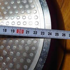 2回使用　IH対応　大きなフライパン　あげますの画像