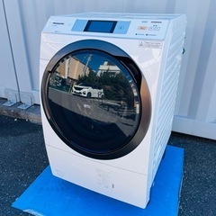 激安美品⬇️Panasonic ドラム式洗濯乾燥機　10kg 配達OK👍　タッチ画面操作 募集中