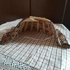 携帯用アジアン風帽子、中古品。の画像