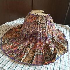 携帯用アジアン風帽子、中古品。
