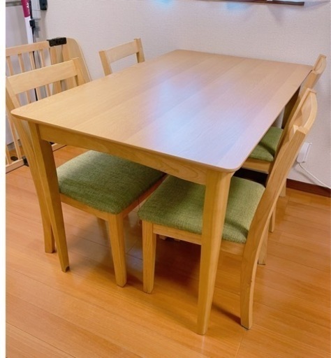 【受付終了】ニトリ　ダイニングセット　120×75