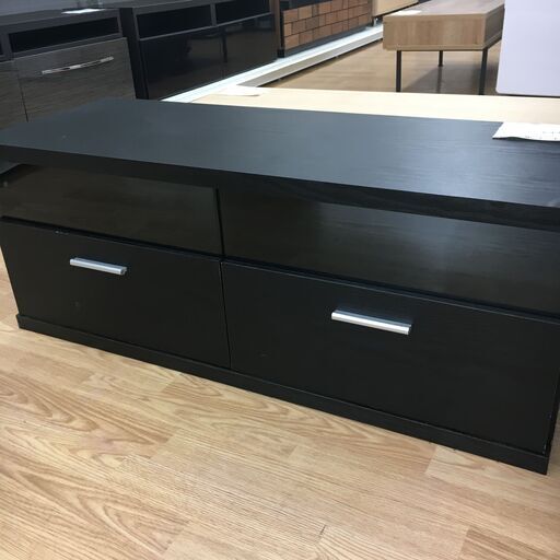 ★ジモティ割あり★  テレビ台 ブラック H41×W105×D40 クリーニング済み KJ1467