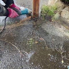 現場の片付けや作業の画像