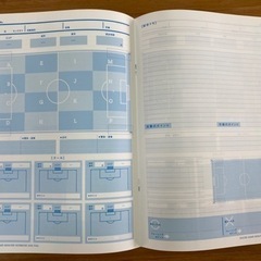 サッカー　ゲーム分析　記録ノートの画像