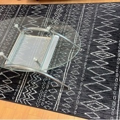 【美品】ゴミ箱ラック、ウィルトン織ラグの画像