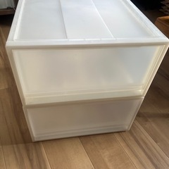 無印衣装ケース2個