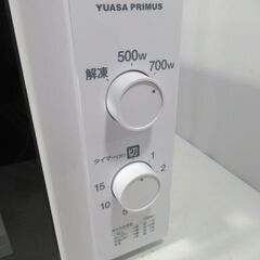 1ヶ月保証/電子レンジ/横開き/ダイヤル式/ホワイト/60Hz/西日本専用/ユアサ/YUASA/KS-MW21T17/美品/良品/中古品/JKN4962/の画像