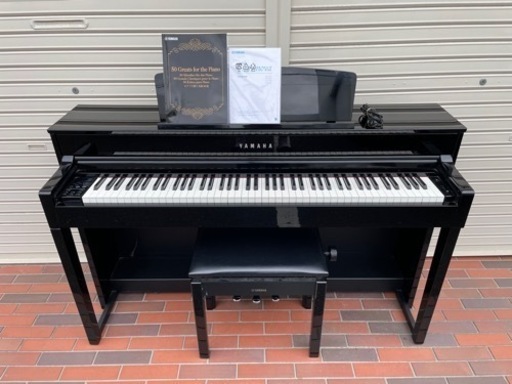 美品 ヤマハ YAMAHA CLP-545PE [電子ピアノ クラビノーバ 88鍵 黒色艶出し] 動作確認済み 大阪発 