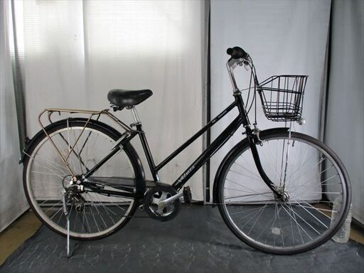 C531　限定特価　整備済み★ブリヂストン　villetta★ 中古自転車 【27インチ　黒　アルミフレーム 】