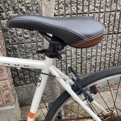 パンクしてる自転車の画像