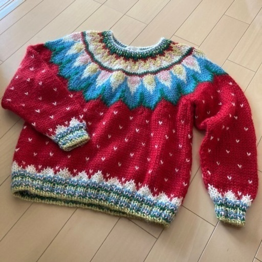 pink houseニットセーター