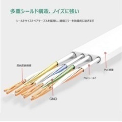 AnKuly Cat7 LANケーブル (50m) の画像
