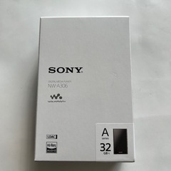 『SONY WALKMAN (ウォークマン) NW-A306B(ブラック)32GB/ソフトケース CKS-NWA300LCWW/メモリカードminiSDサンディスク256GB/画面保護フイルム貼付済みセット(ほぼ新品)』