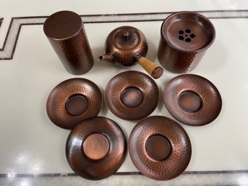 銅茶道具未使用品　　茶道具