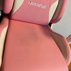 ゲーミングチェア Autofull うさぎ　ピンク AF055 桜の雪兎の画像