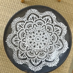 ミニテーブル2種/ホワイトとグレーの画像