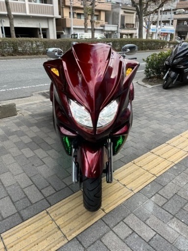 ヤマハ　マジェスティCトライクカスタム　国産　大人カスタム　ワインレッド