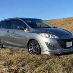 マツダ プレマシー 20CS エアロスタイル シルバー ケンスタイルフルエアロ 車検2年付の画像