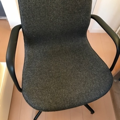 IKEA オフィスチェア　ロングフィエル　ダークグレー
