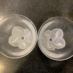 フランス製 J. G. DURAND の   ワイングラス2個の画像