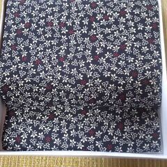 新品 作り帯 着物 浴衣用 しつけ付き 紺小花の画像