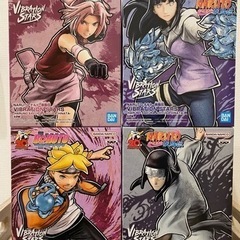 NARUTO/ナルト ボルト、ネジ、日向、サクラフィギュアセット☆