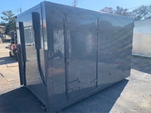 No.733 保冷バン 2ｔ 車  アルミ 箱 バイク 倉庫 トラック コンテナ 米 保管庫 物置 DIY